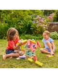 Mookie Giant Wooden Tumble Tower with pastel blocks (British brand)