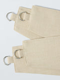 John Lewis textured weave tiebacks in oatmeal, imported from the UK