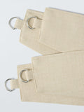 John Lewis textured weave tiebacks in oatmeal, imported from the UK