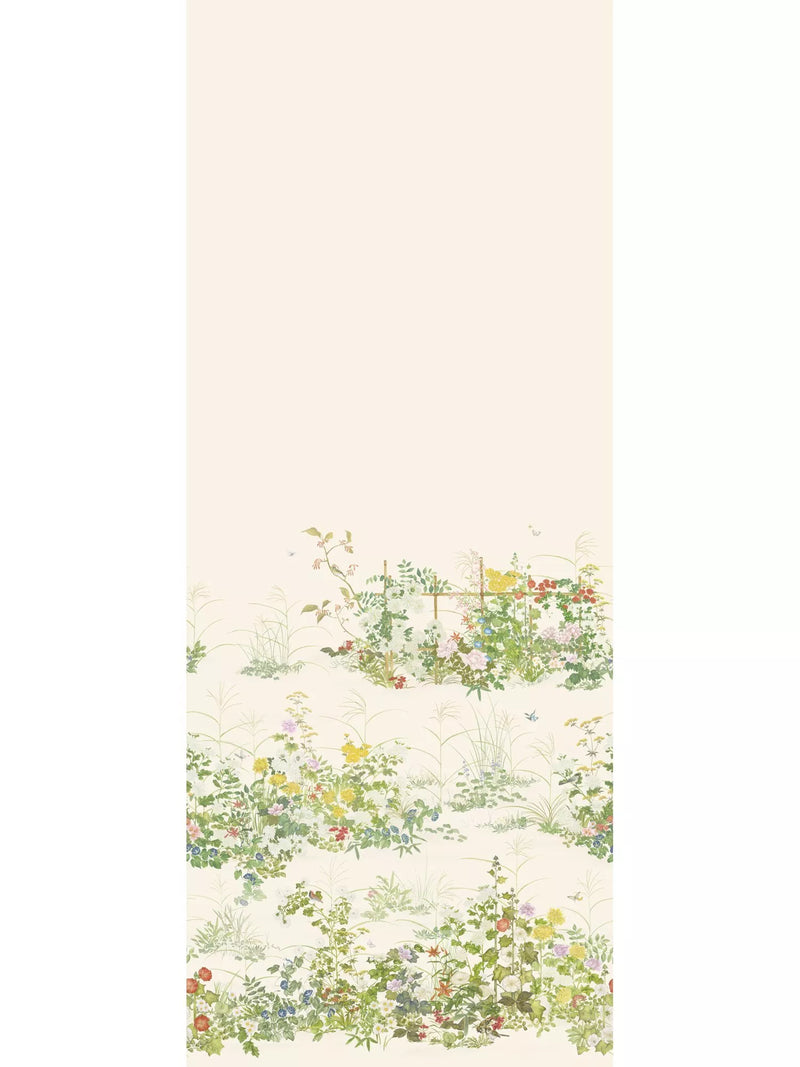 Cole & Son Scenic Flora Natural White wallpaper - British product