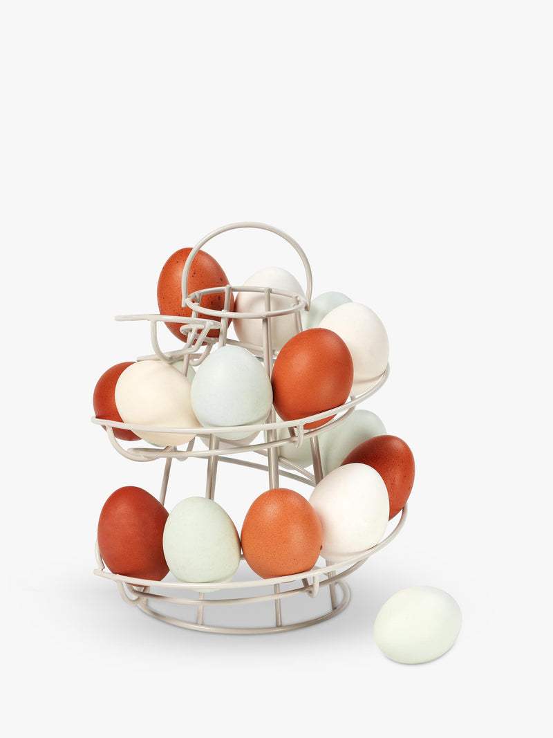Tala Helter Skelter egg holder cream for 20 eggs, UK version