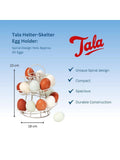 Tala Helter Skelter egg holder cream for 20 eggs, UK version