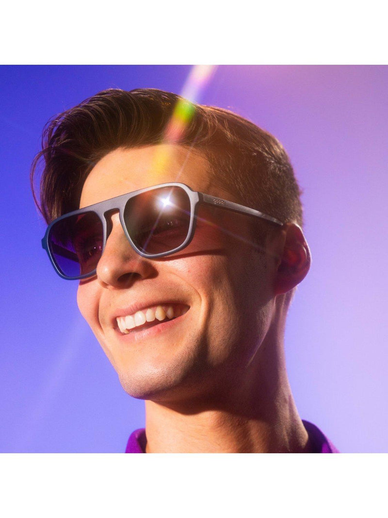 goodr Deja Vu Daydream Sunglasses in blue (British brand)