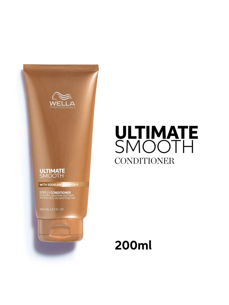 Wella Professionals ultimate smooth hair conditioner for dry and frizzy hair 200ml (British brand)