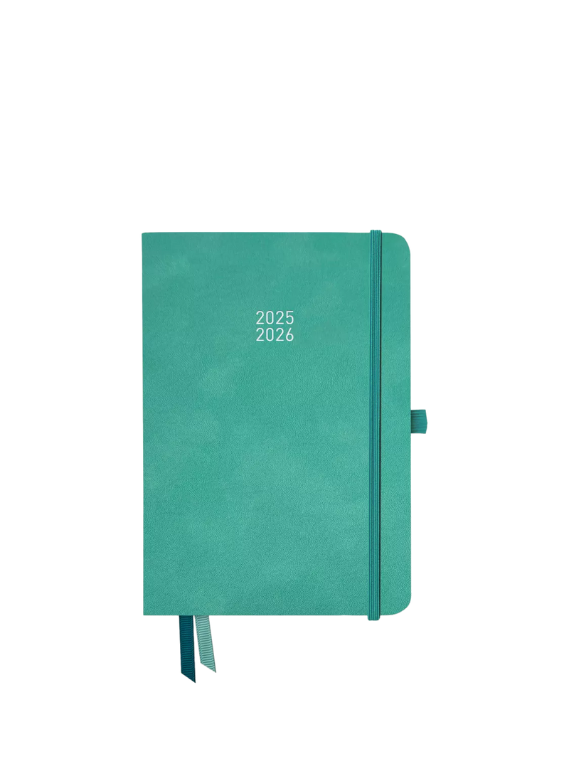 BLOX Stationery academic diary A5 sea green, UK version
