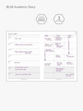 BLOX Stationery academic diary A5 sea green, UK version