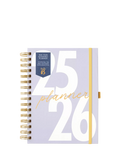 Busy B lavender academic planner 2025-26, imported from the UK