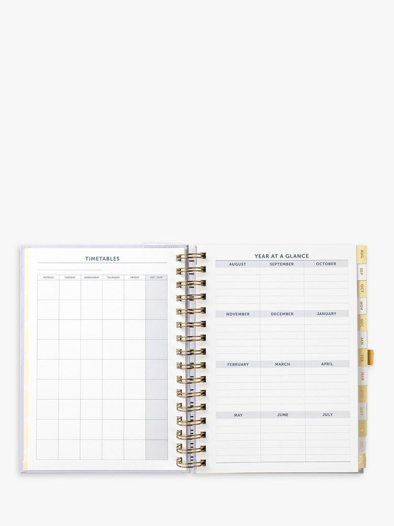 Busy B lavender academic planner 2025-26, imported from the UK