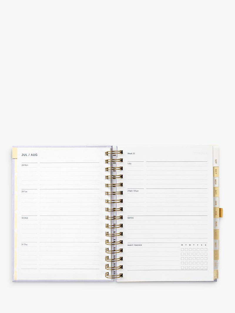 Busy B lavender academic planner 2025-26, imported from the UK