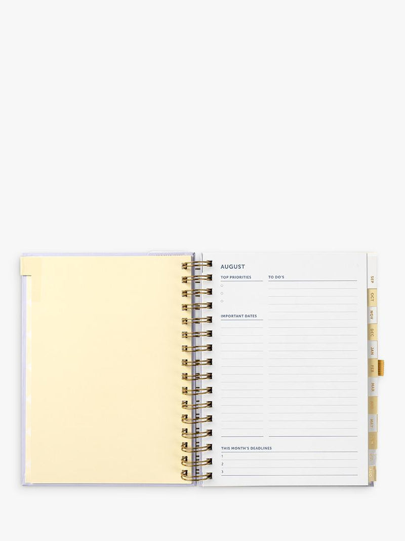 Busy B lavender academic planner 2025-26, imported from the UK