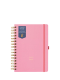 Busy B 2025-26 week-to-view planner pink - British product