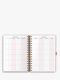 Busy B 2025-26 week-to-view planner pink - British product