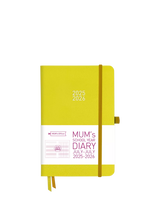 John Lewis MUM's Office Mid Year Academic 2025-26 Family Diary, Lemon- Buy online at McGrocer