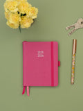 MUM's Office Mini Academic Mid-Year Diary Pink, UK version