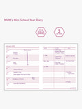 MUM's Office Mini Academic Mid-Year Diary Pink, UK version