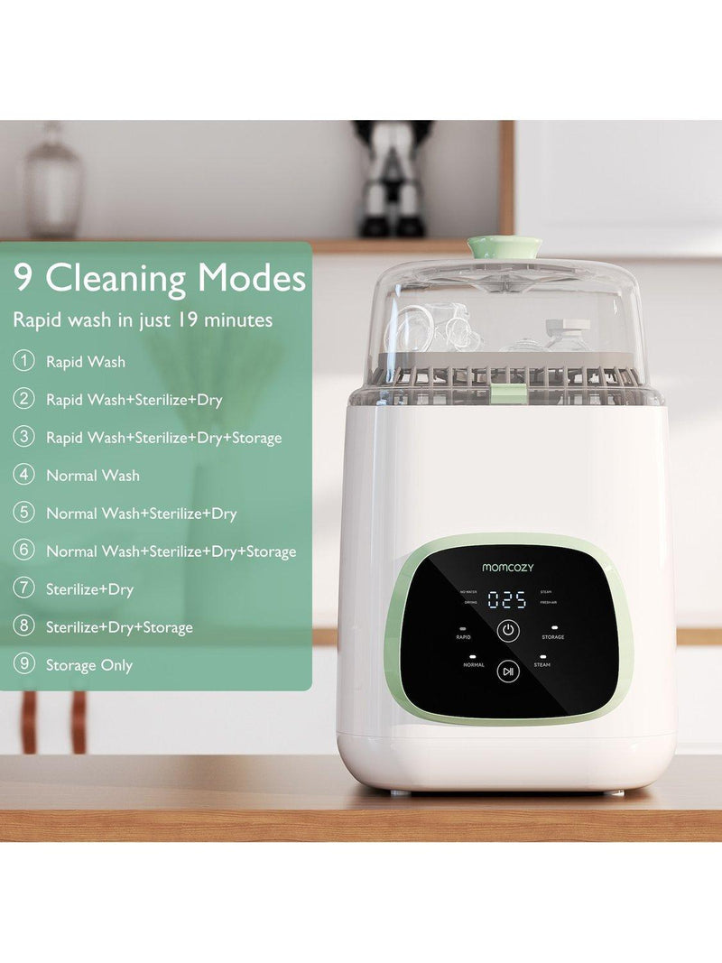 Momcozy KleanPal Pro baby bottle washer white, UK version