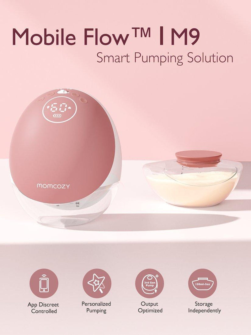Momcozy M9 Mobile Flow single breast pump (British brand)