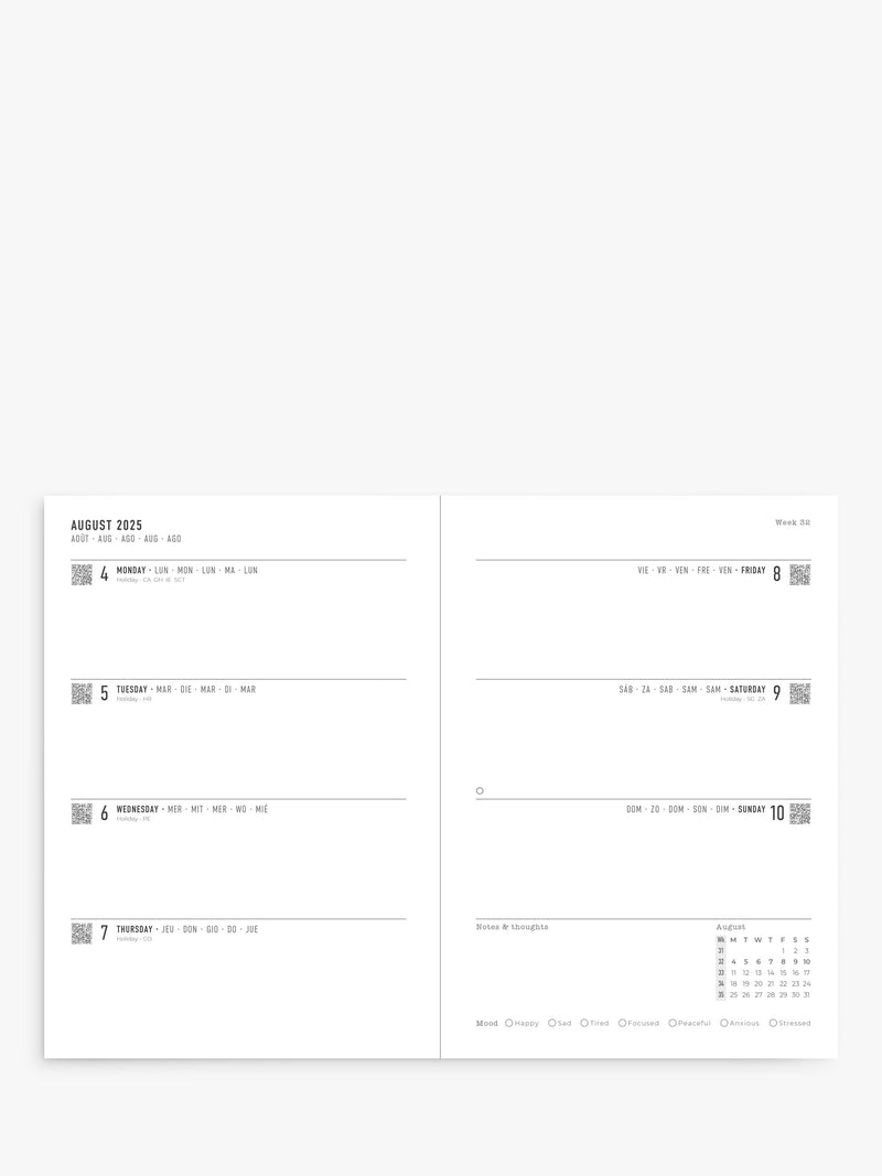Letts Conscious Week To View Diary A5, UK version