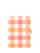 John Lewis Letts A5 Gingham Week To View Diary Mid Year Academic 2025-26- Buy online at McGrocer