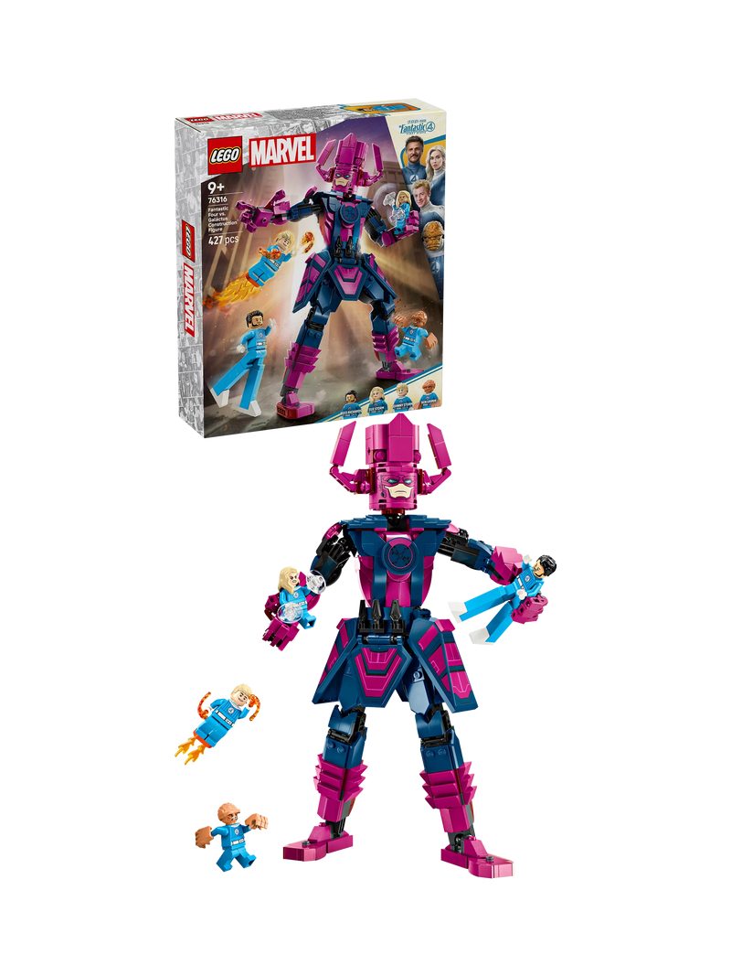 LEGO Fantastic Four vs. Galactus construction figure 427 pieces, imported from the UK