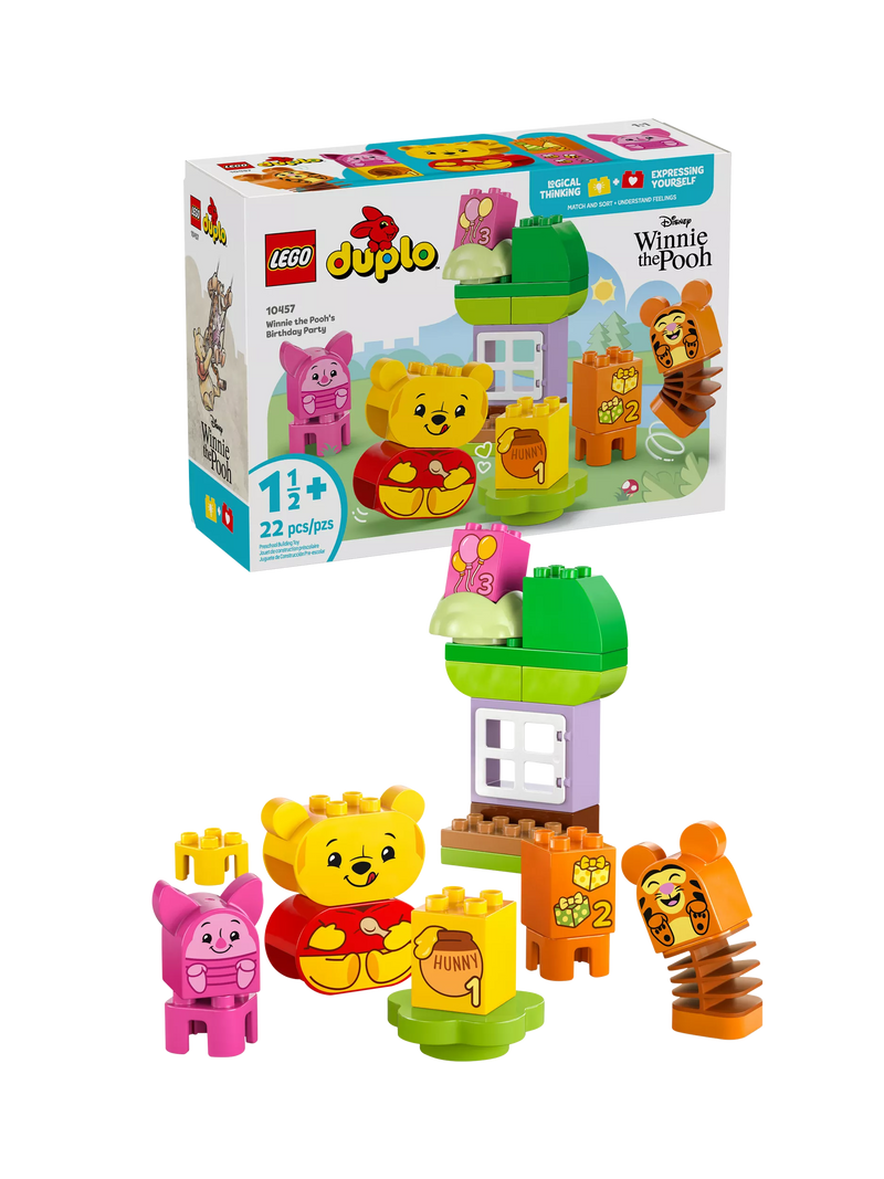 LEGO DUPLO Disney Winnie the Pooh Birthday Party building toy set, UK version
