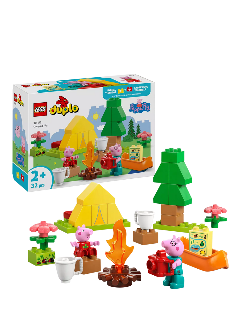 LEGO DUPLO Peppa Pig camping trip set, imported from the UK