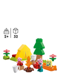 LEGO DUPLO Peppa Pig camping trip set, imported from the UK