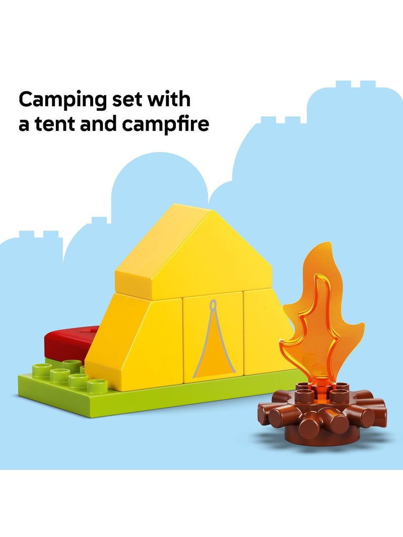 LEGO DUPLO Peppa Pig camping trip set, imported from the UK