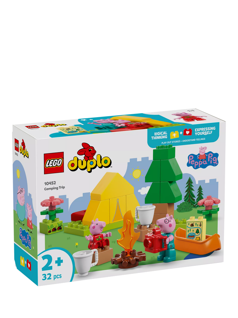 LEGO DUPLO Peppa Pig camping trip set, imported from the UK