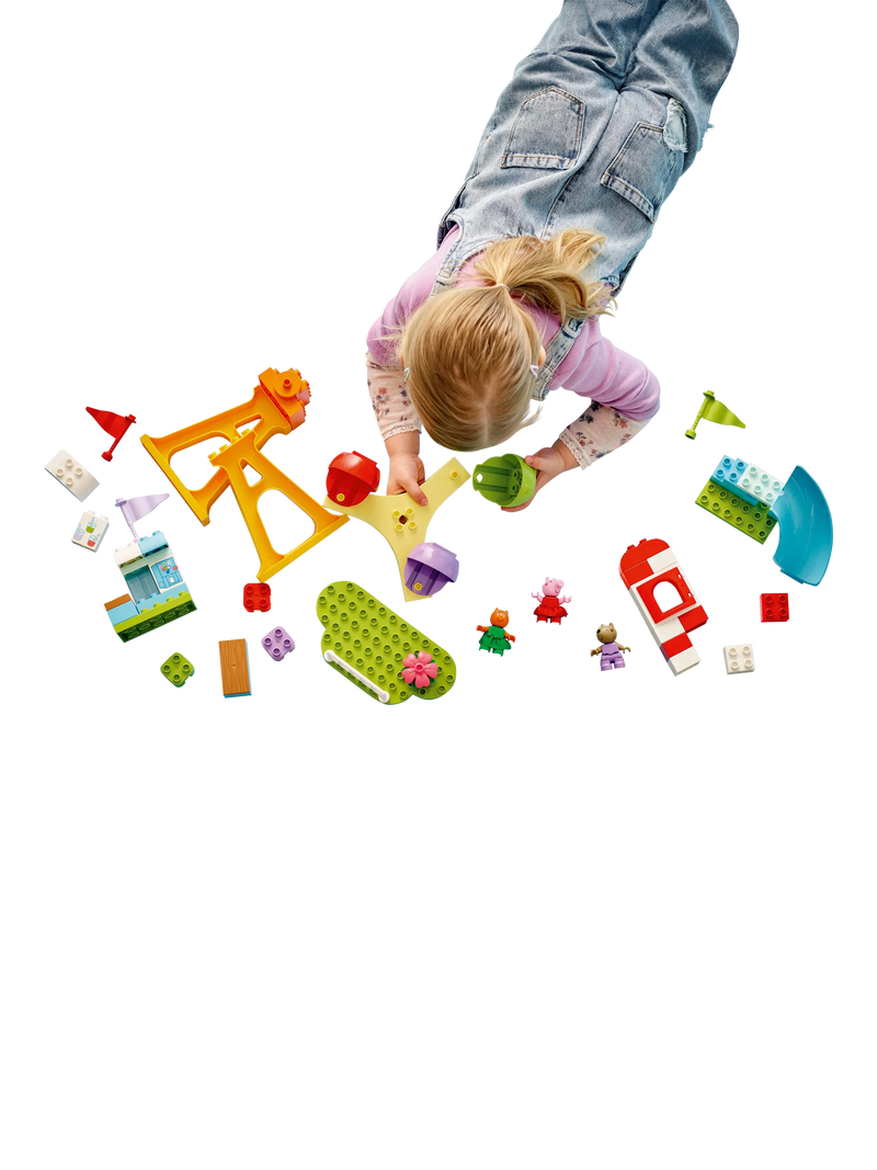 LEGO DUPLO Peppa Pig Funfair toddler toy, UK version