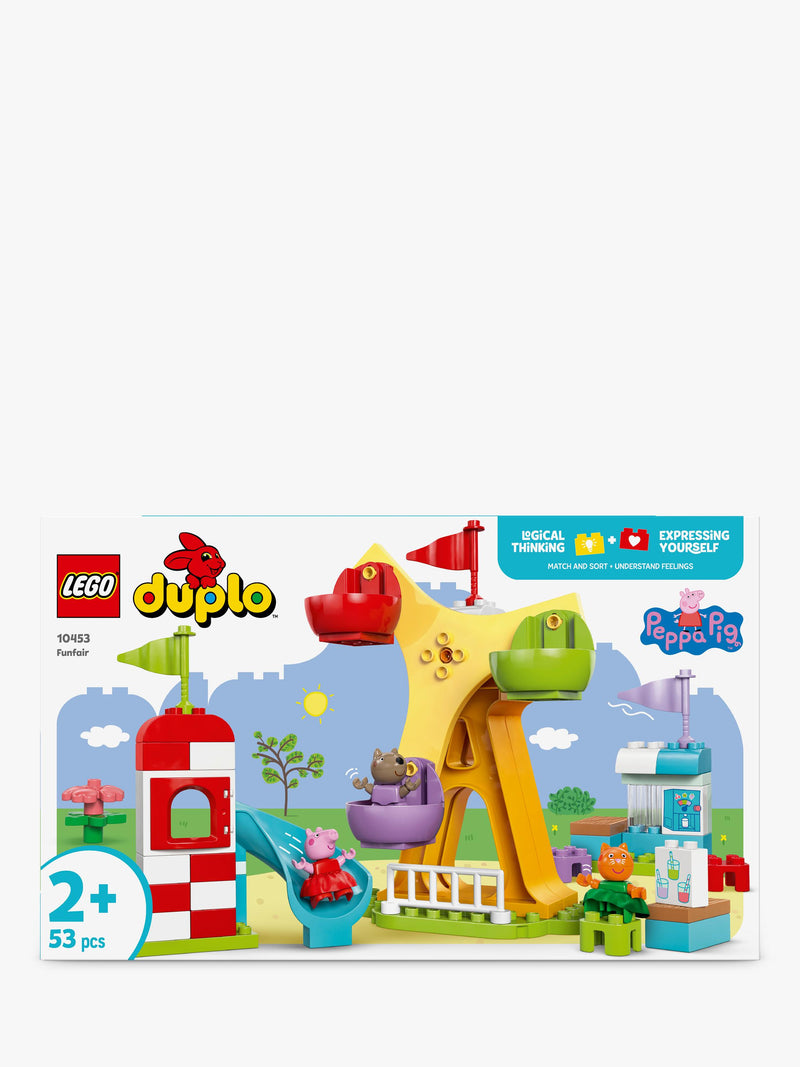 LEGO DUPLO Peppa Pig Funfair toddler toy, UK version