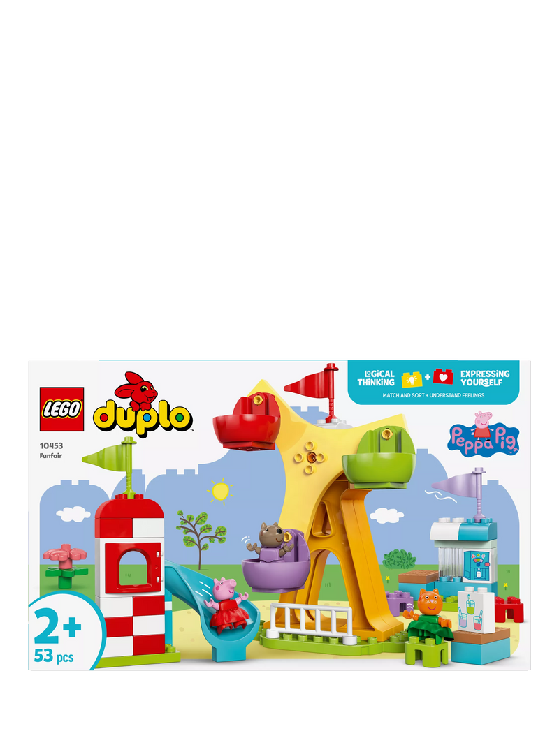 LEGO DUPLO Peppa Pig Funfair toddler toy, UK version