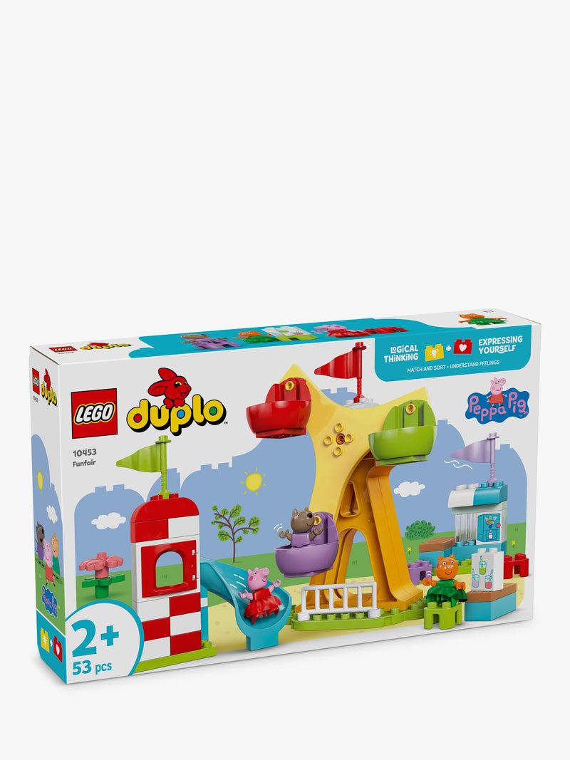 LEGO DUPLO Peppa Pig Funfair toddler toy, UK version