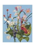 RHS paint by numbers kit exotic floral (British brand)