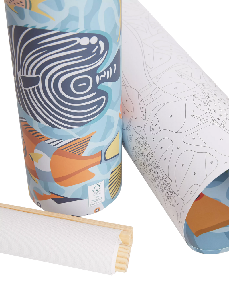 Natural History Museum Ocean paint by numbers kit (British brand)