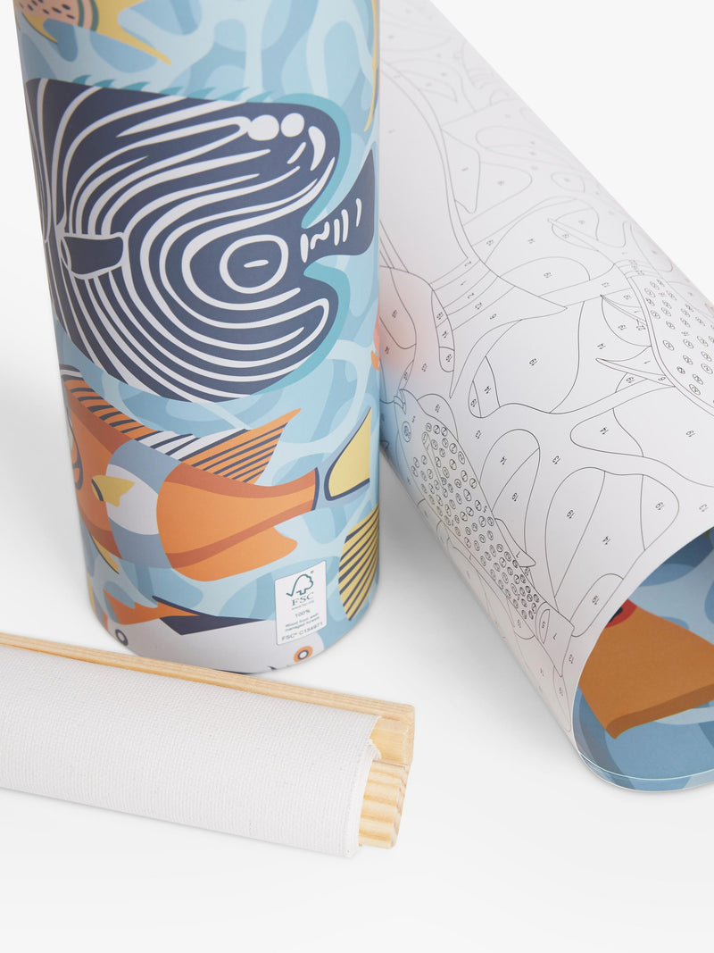Natural History Museum Ocean paint by numbers kit (British brand)