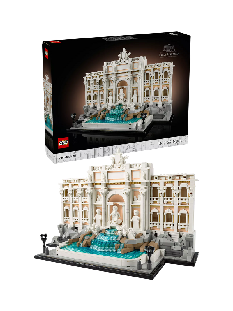 Trevi Fountain Architecture Model Set 21062, UK version