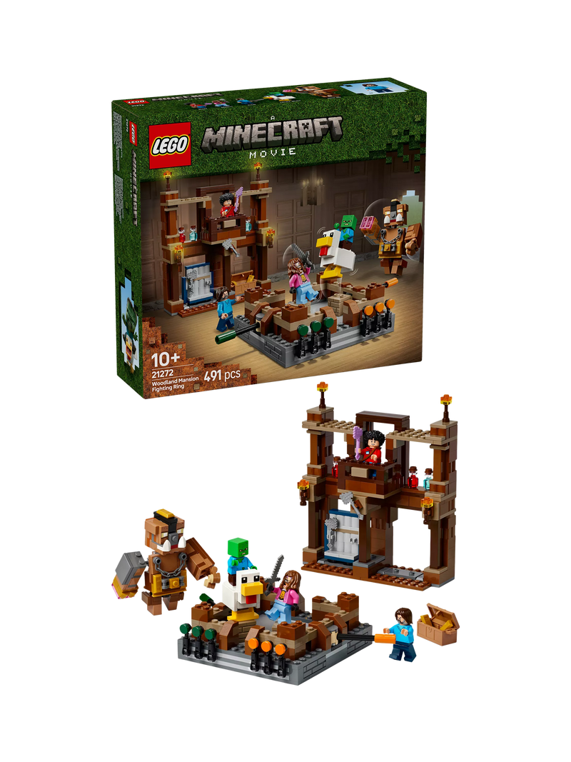 LEGO Minecraft Woodland Mansion Fighting Ring, UK version