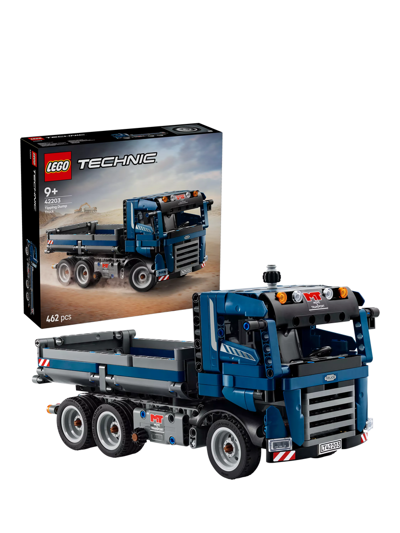 LEGO Technic Tipping Dump Truck toy, UK version