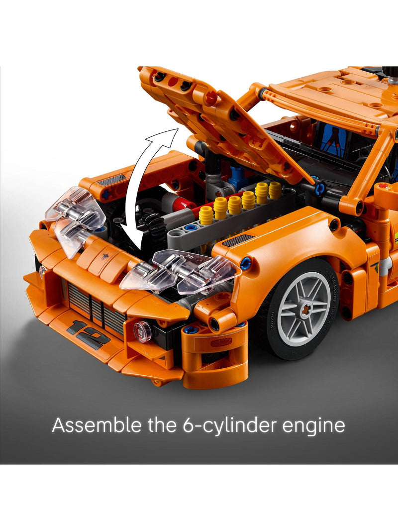 LEGO Technic Fast & Furious Toyota Supra MK4 model car building set, UK version