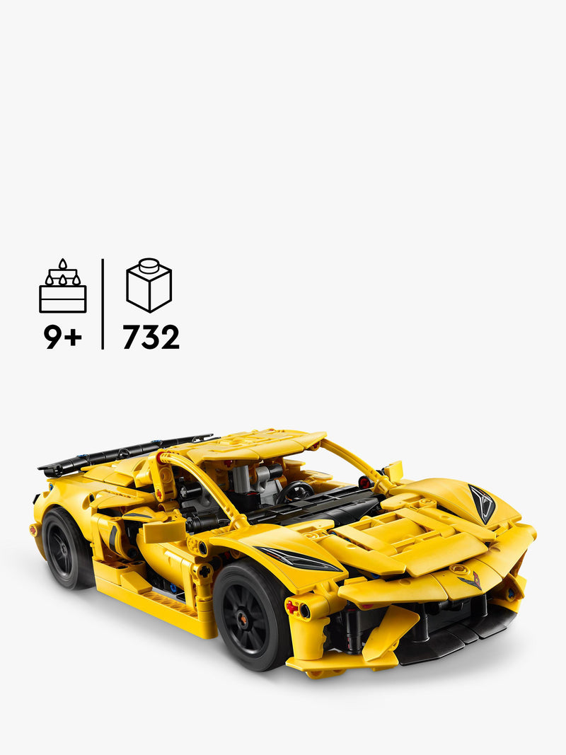 LEGO Technic Chevrolet Corvette Stingray 732-piece building set - British product