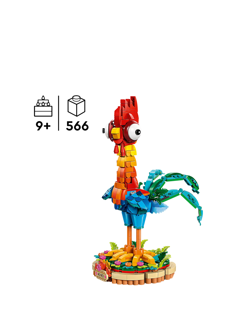 Lego Disney Moana 2 Heihei buildable animal toy, UK version