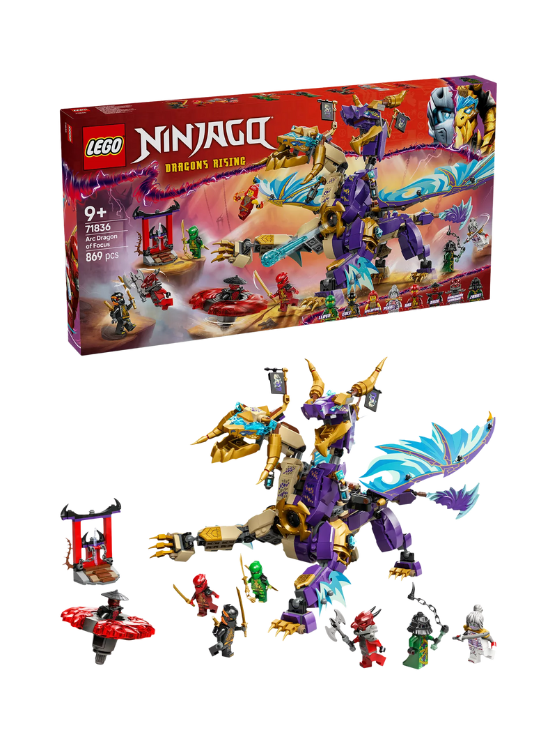 LEGO NINJAGO Arc Dragon building set 71836 - British product
