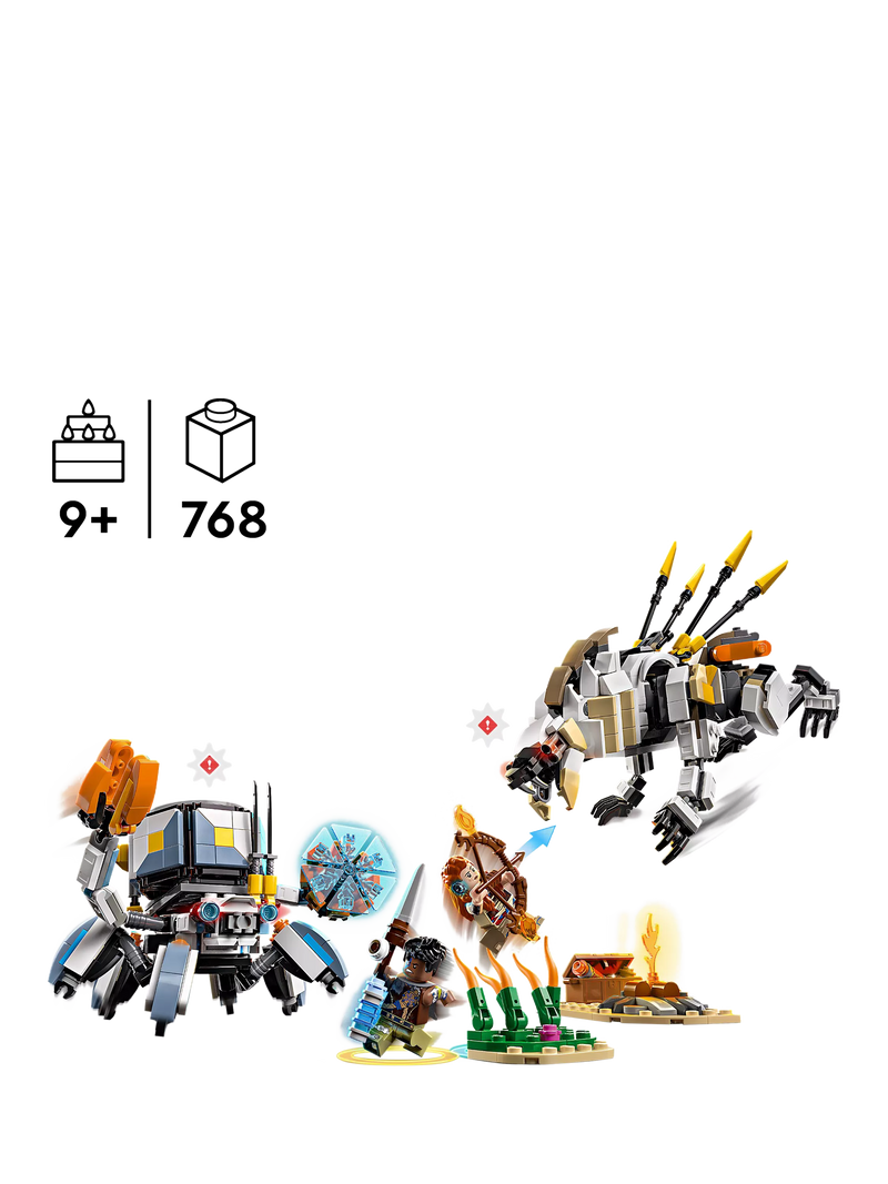 LEGO Horizon Adventures Aloy Varl Shell-Walker Sawtooth set - British product