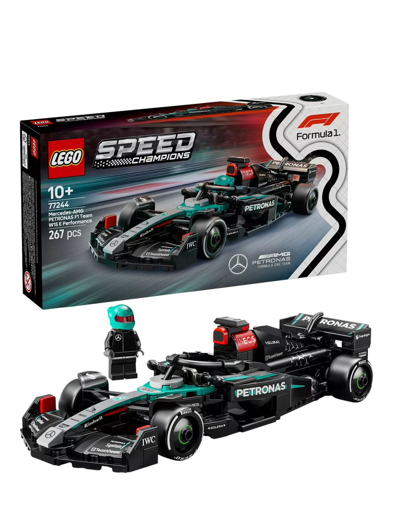 LEGO Speed Champions Mercedes-AMG F1 car 267 pieces - British product