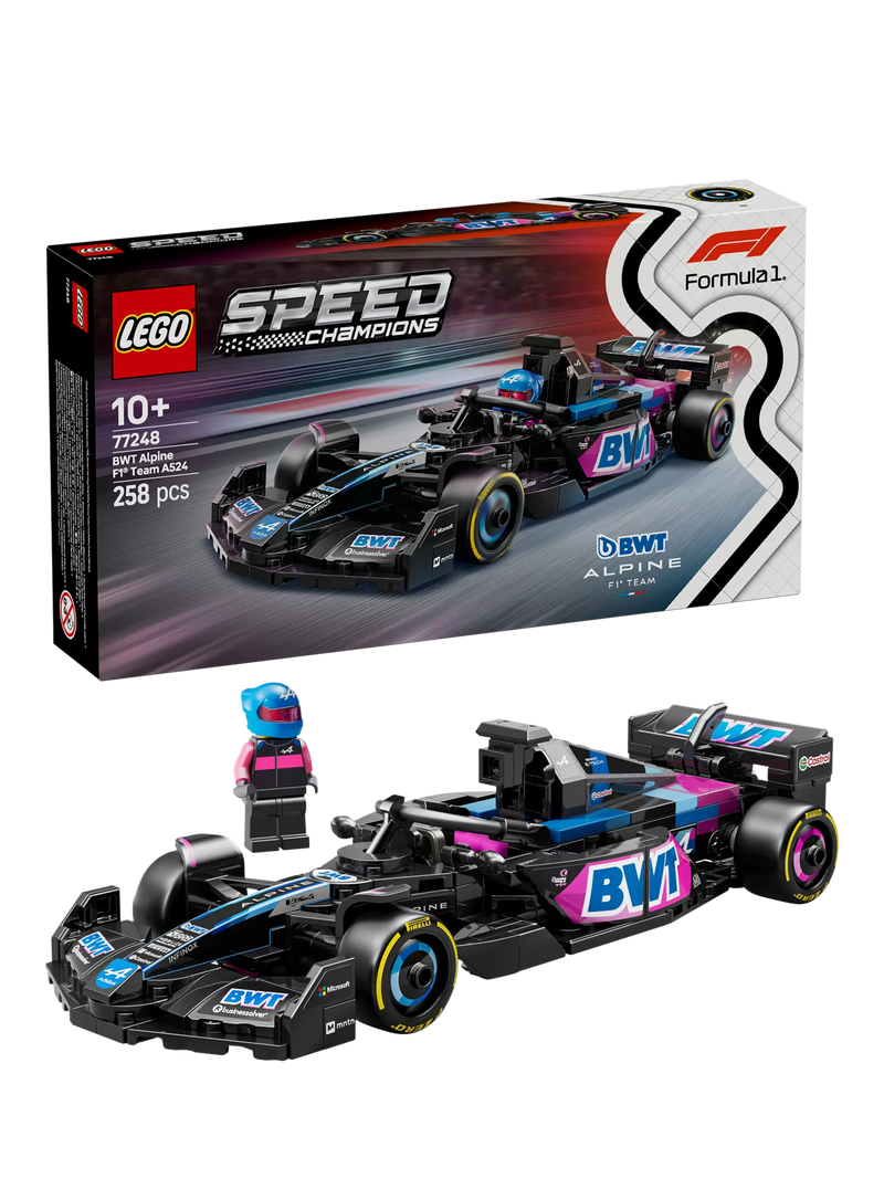 LEGO Speed Champions BWT Alpine F1 A524 258-piece set (British brand)