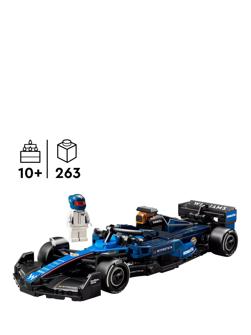 LEGO Speed Champions Williams Racing FW46 F1 car model kit, UK version