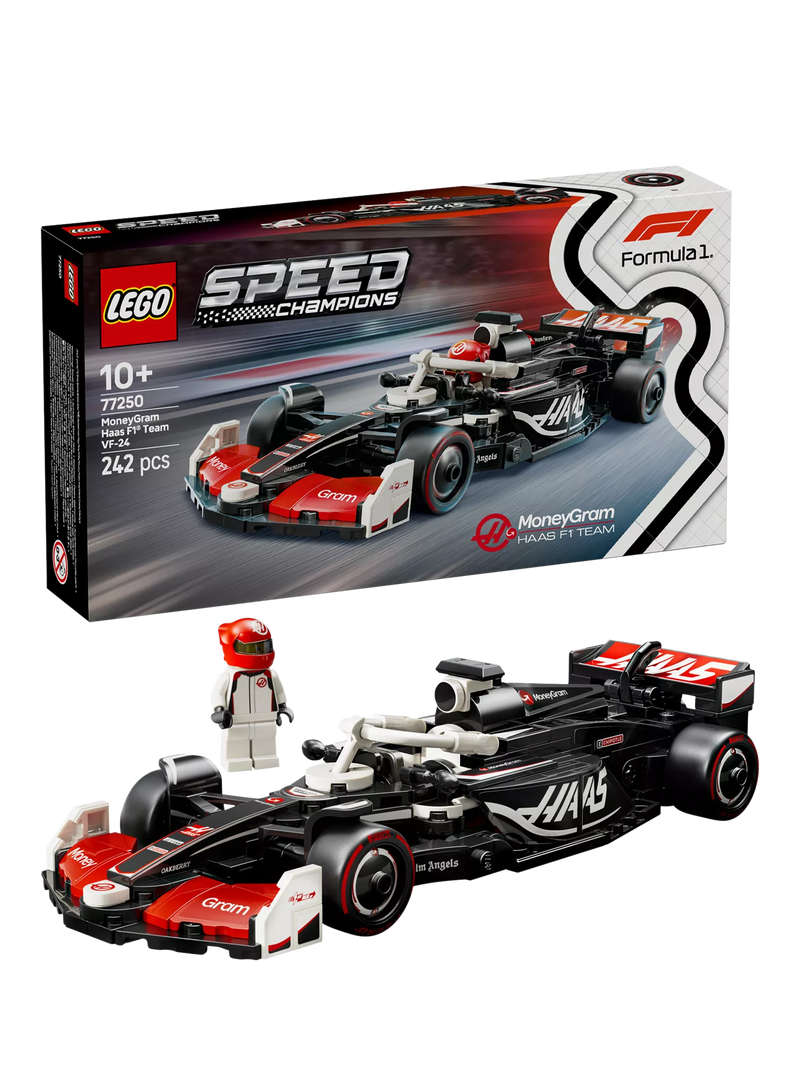 LEGO Speed Champions Haas F1 car building set 242 pieces, imported from the UK