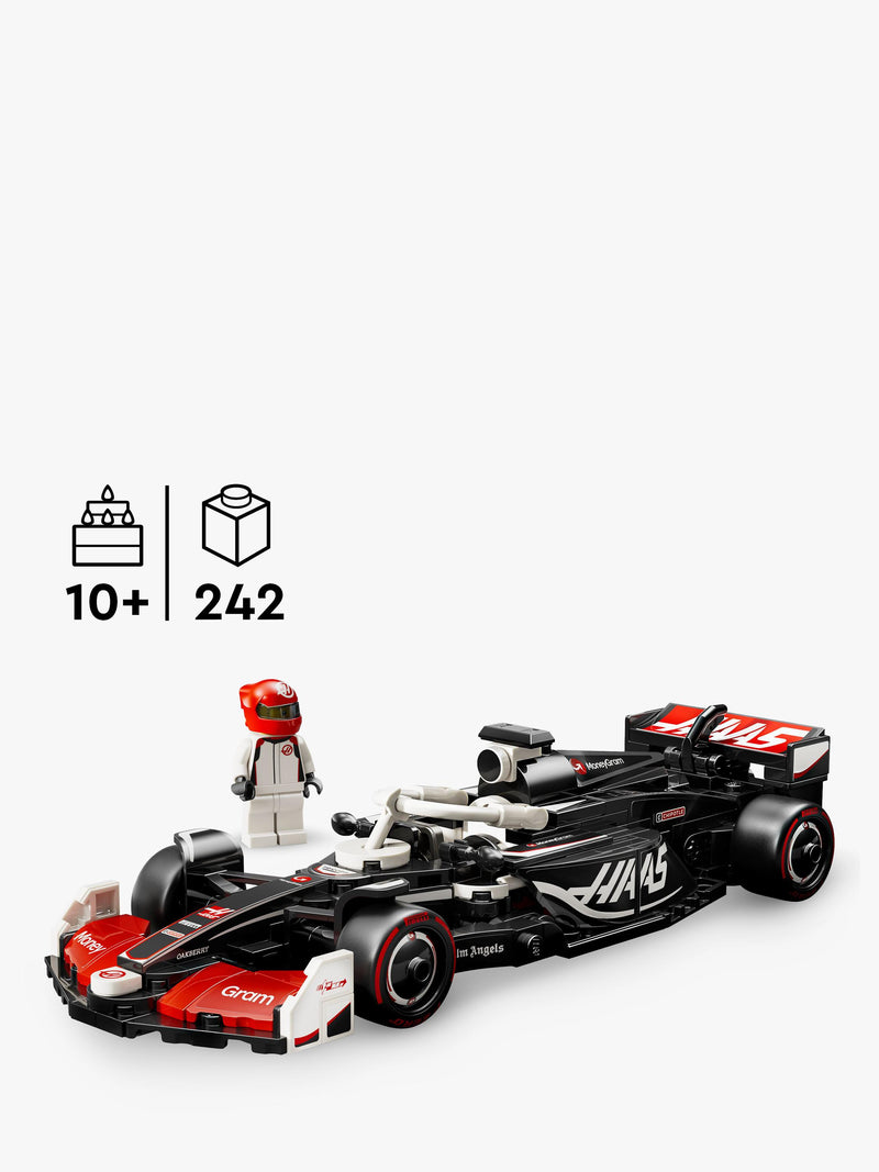 LEGO Speed Champions Haas F1 car building set 242 pieces, imported from the UK