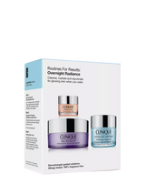 John Lewis Clinique Routines For Results Overnight Radiance Skincare Gift Set- Buy online at McGrocer